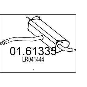 Endschalldämpfer 01.61335 für LAND ROVER
