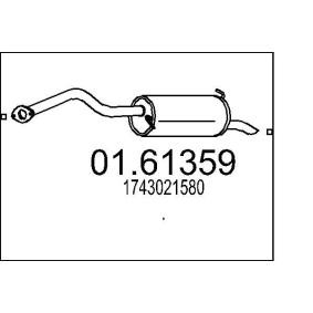 Endschalldämpfer 01.61359