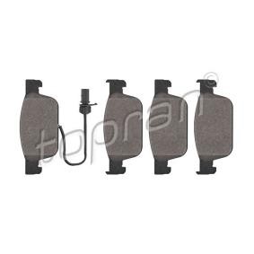 Achetez des Plaquettes de frein TOPRAN 624 501 à prix pour 42,68 €