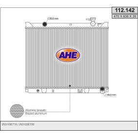 Acquista Radiatore motore da AHE 112.142 a buon mercato per soli 217,68 €