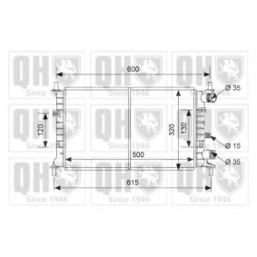 Achetez des Radiateur du moteur QUINTON HAZELL QER1110 à prix pour 205,37 €