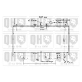 Achetez des Radiateur du moteur QUINTON HAZELL QER1126 à prix pour 124,92 €