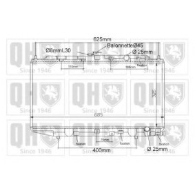 Achetez des Radiateur du moteur QUINTON HAZELL QER1128 à prix pour 145,77 €