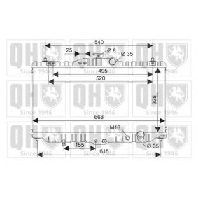 Achetez des Radiateur du moteur QUINTON HAZELL QER1129 à prix pour 363,99 €