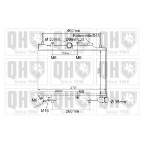 Achetez des Radiateur du moteur QUINTON HAZELL QER1173 à prix pour 183,51 €