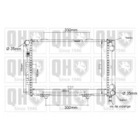 Kühler, Motorkühlung QER1175 von QUINTON HAZELL günstig für 135,13 € online kaufen