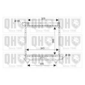 Kühler, Motorkühlung QER1176 von QUINTON HAZELL günstig für 116,56 € online kaufen