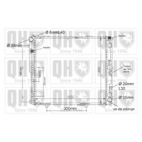 Kühler, Motorkühlung QER1183 von QUINTON HAZELL günstig für 232,03 € online kaufen