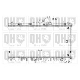Achetez des Radiateur du moteur QUINTON HAZELL QER1252 à prix pour 340,13 €