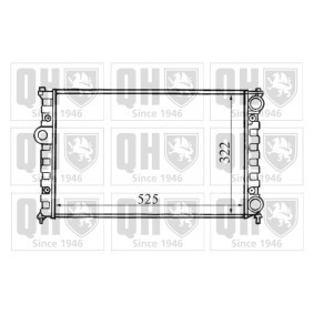 Achetez des Radiateur du moteur QUINTON HAZELL QER1356 à prix pour 68,99 €