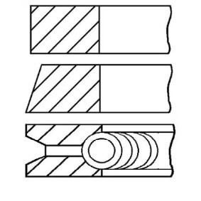 Achetez des Jeu de segments de pistons GOETZE ENGINE 08-101300-00 à prix pour 24,87 €