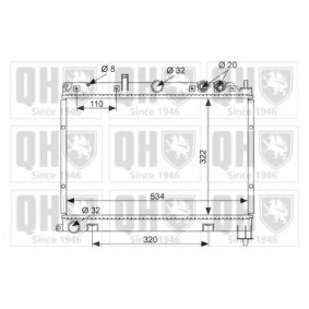 Achetez des Radiateur du moteur QUINTON HAZELL QER1468 à prix pour 222,00 €