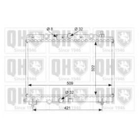 Achetez des Radiateur du moteur QUINTON HAZELL QER1470 à prix pour 248,22 €