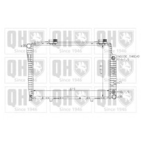 Kühler, Motorkühlung QER1749 von QUINTON HAZELL günstig für 266,47 € online kaufen
