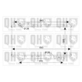 Achetez des Radiateur du moteur QUINTON HAZELL QER1943 à prix pour 161,33 €