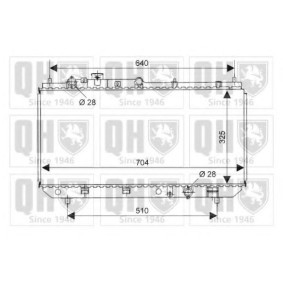 Achetez des Radiateur du moteur QUINTON HAZELL QER1945 à prix pour 145,77 €