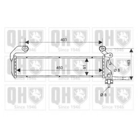 Kühler, Motorkühlung QER1946 von QUINTON HAZELL günstig für 145,24 € online kaufen