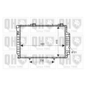 Kühler, Motorkühlung QER1950 von QUINTON HAZELL günstig für 339,85 € online kaufen