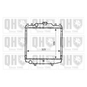Achetez des Radiateur du moteur QUINTON HAZELL QER1993 à prix pour 215,41 €