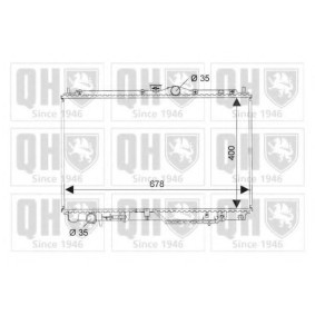 Achetez des Radiateur du moteur QUINTON HAZELL QER2024 à prix pour 217,06 €