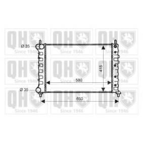 Achetez des Radiateur du moteur QUINTON HAZELL QER2027 à prix pour 410,98 €