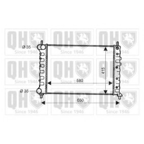 Achetez des Radiateur du moteur QUINTON HAZELL QER2028 à prix pour 275,39 €