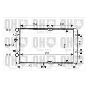 Achetez des Radiateur du moteur QUINTON HAZELL QER2047 à prix pour 93,73 €