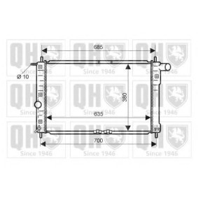 Achetez des Radiateur du moteur QUINTON HAZELL QER2132 à prix pour 161,33 €