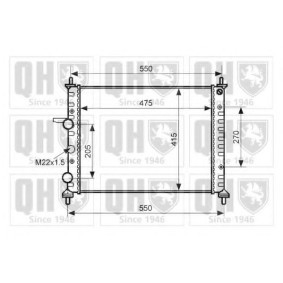 Achetez des Radiateur du moteur QUINTON HAZELL QER2141 à prix pour 205,37 €