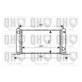 Achetez des Radiateur du moteur QUINTON HAZELL QER2158 à prix pour 138,85 €