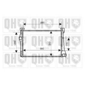 Achetez des Radiateur du moteur QUINTON HAZELL QER2159 à prix pour 269,07 €
