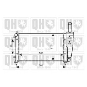 Achetez des Radiateur du moteur QUINTON HAZELL QER2160 à prix pour 227,02 €