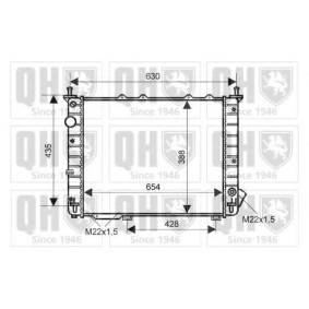 Achetez des Radiateur du moteur QUINTON HAZELL QER2163 à prix pour 420,82 €