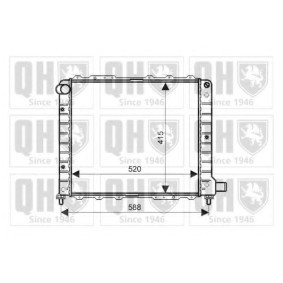 Achetez des Radiateur du moteur QUINTON HAZELL QER2165 à prix pour 349,20 €
