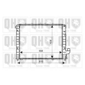 Achetez des Radiateur du moteur QUINTON HAZELL QER2168 à prix pour 433,24 €