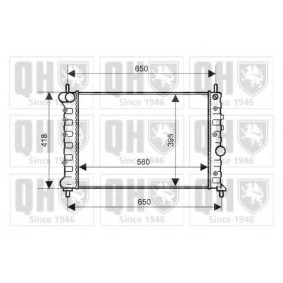 Achetez des Radiateur du moteur QUINTON HAZELL QER2170 à prix pour 378,30 €