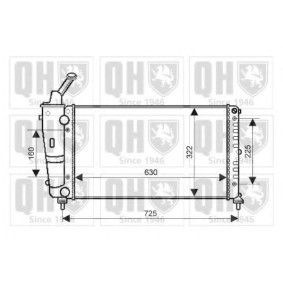 Achetez des Radiateur du moteur QUINTON HAZELL QER2172 à prix pour 195,37 €