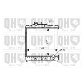 Achetez des Radiateur du moteur QUINTON HAZELL QER2189 à prix pour 107,61 €