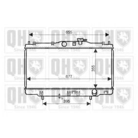 Achetez des Radiateur du moteur QUINTON HAZELL QER2190 à prix pour 205,37 €