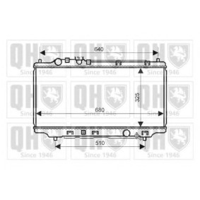 Achetez des Radiateur du moteur QUINTON HAZELL QER2223 à prix pour 254,63 €
