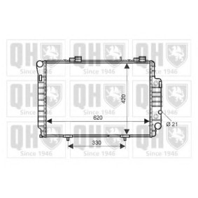 Kühler, Motorkühlung QER2236 von QUINTON HAZELL günstig für 311,95 € online kaufen