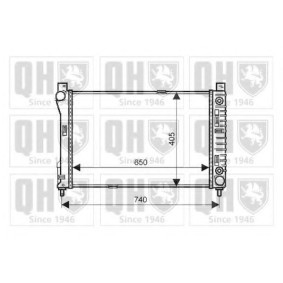 Kühler, Motorkühlung QER2241 von QUINTON HAZELL günstig für 216,06 € online kaufen