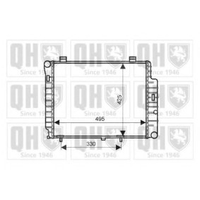 Kühler, Motorkühlung QER2249 von QUINTON HAZELL günstig für 230,46 € online kaufen