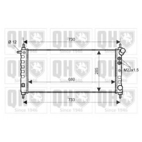 Achetez des Radiateur du moteur QUINTON HAZELL QER2263 à prix pour 105,88 €