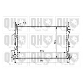 Achetez des Radiateur du moteur QUINTON HAZELL QER2270 à prix pour 151,03 €