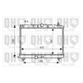Achetez des Radiateur du moteur QUINTON HAZELL QER2301 à prix pour 248,22 €