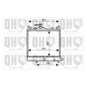 Achetez des Radiateur du moteur QUINTON HAZELL QER2309 à prix pour 238,41 €