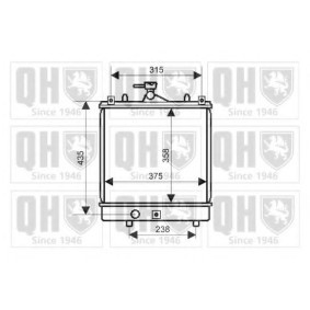 Achetez des Radiateur du moteur QUINTON HAZELL QER2310 à prix pour 212,11 €
