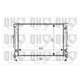 Achetez des Radiateur du moteur QUINTON HAZELL QER2335 à prix pour 135,37 €