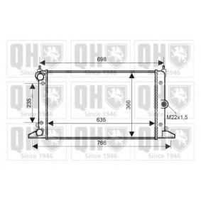 Achetez des Radiateur du moteur QUINTON HAZELL QER2352 à prix pour 163,04 €